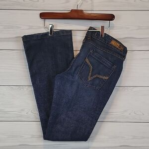 Volcom Indigo Denim Bootcut Jeans Womens Size 9L